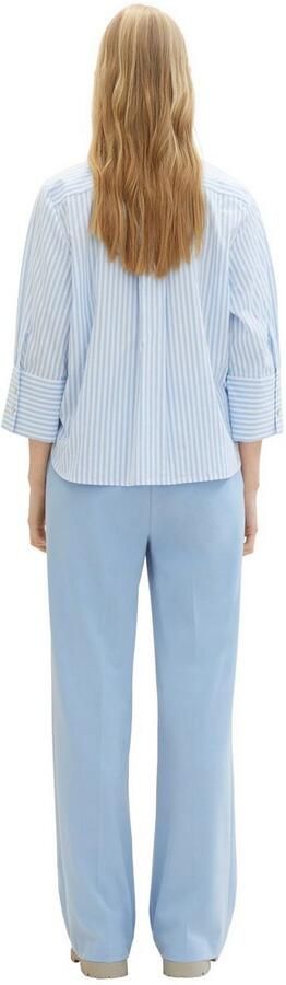 Tom Tailor Bandplooibroek Lea Wide Leg met wijde pijpen - Foto 4