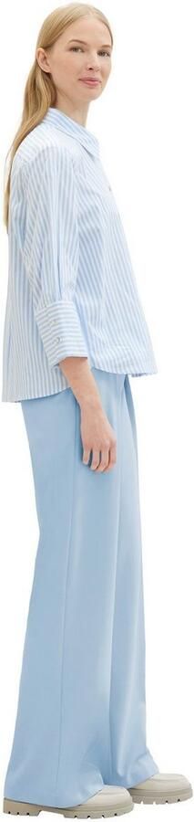 Tom Tailor Bandplooibroek Lea Wide Leg met wijde pijpen - Foto 6