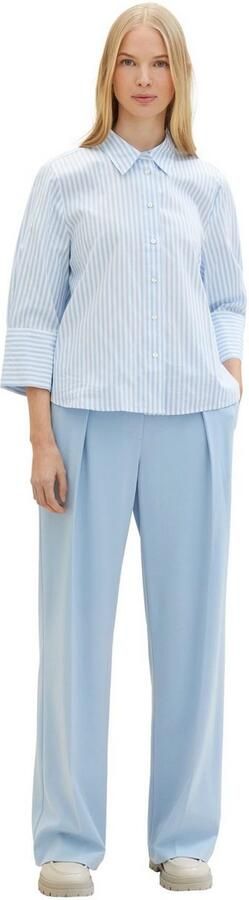 Tom Tailor Bandplooibroek Lea Wide Leg met wijde pijpen - Foto 5