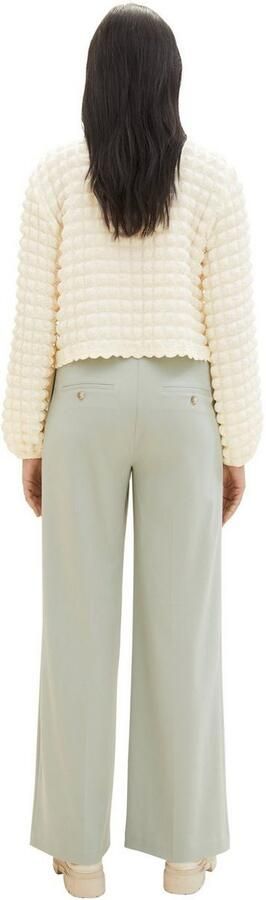 Tom Tailor Bandplooibroek Lea Wide Leg met wijde pijpen - Foto 5