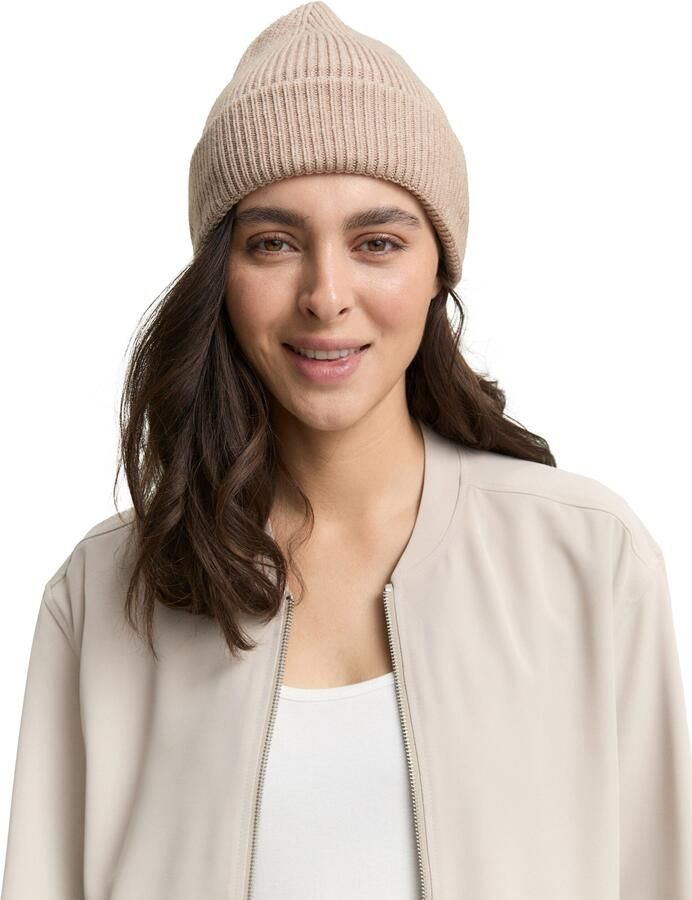 Tom Tailor Beanie met ribstructuur - Foto 3