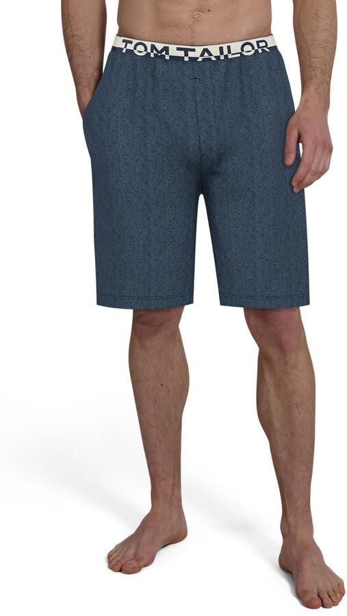 Tom Tailor Bermuda BRÜGGE Logoband zijzakken los comfortabel ade d katoenmix - Foto 4