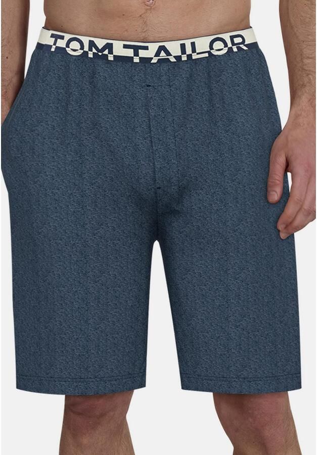 Tom Tailor Bermuda BRÜGGE Logoband zijzakken los comfortabel ade d katoenmix - Foto 1