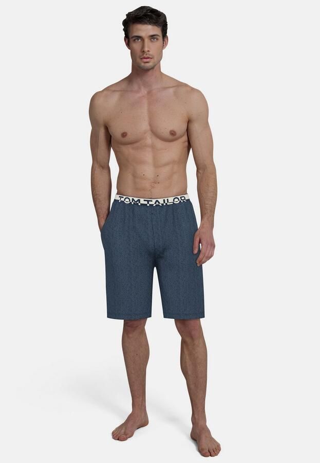 Tom Tailor Bermuda BRÜGGE Logoband zijzakken los comfortabel ade d katoenmix - Foto 2