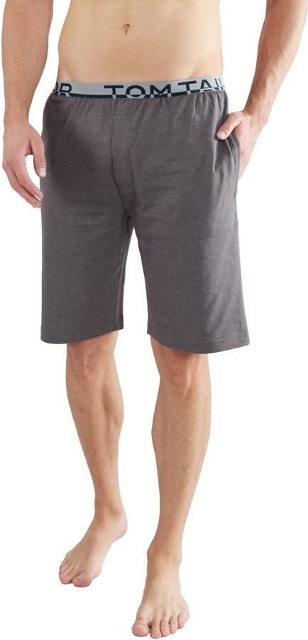 Tom Tailor Bermuda BRÜGGE Logoband zijzakken los comfortabel ade d katoenmix - Foto 4