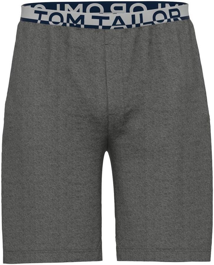 Tom Tailor Bermuda BRÜGGE Logoband zijzakken los comfortabel ade d katoenmix