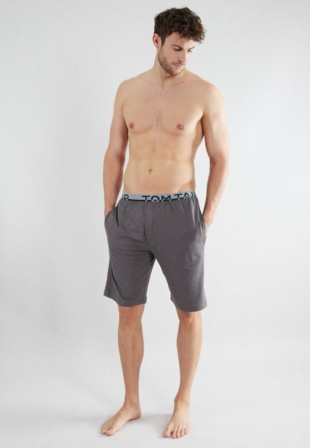 Tom Tailor Bermuda BRÜGGE Logoband zijzakken los comfortabel ade d katoenmix - Foto 2