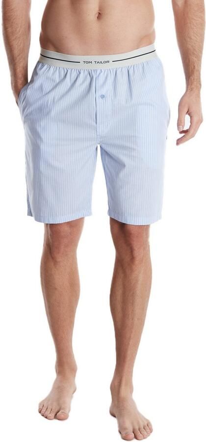 Tom Tailor Bermuda Dakota Logoband zijzakken los comfortabel verkoelend elastisch - Foto 5