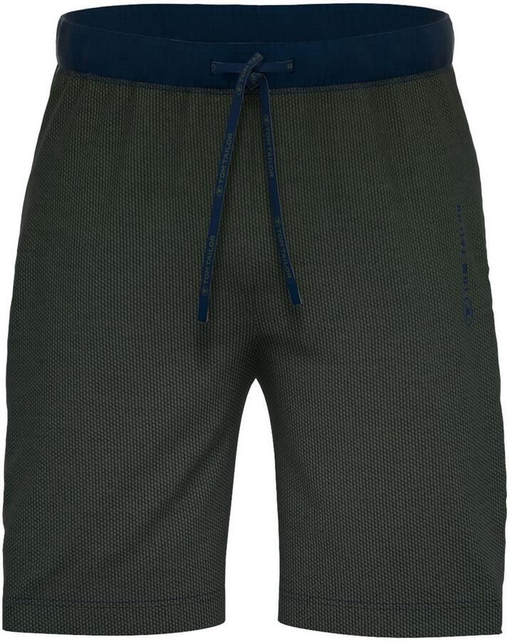 Tom Tailor Bermuda Dallas Trekkoord zijzakken comfortabel ade d los katoenmix