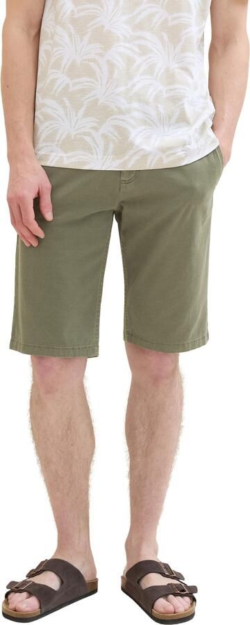 Tom Tailor Straight leg bermuda in effen design - Foto 7