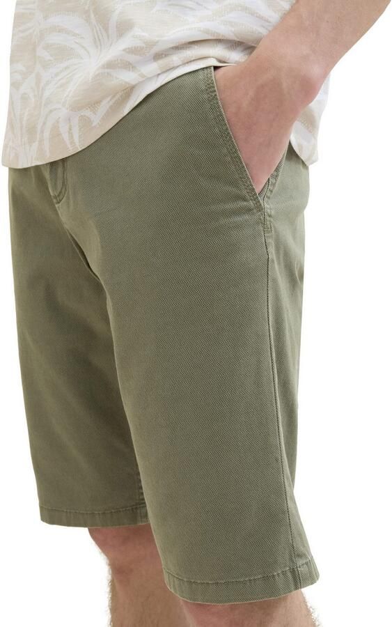 Tom Tailor Straight leg bermuda in effen design - Foto 2