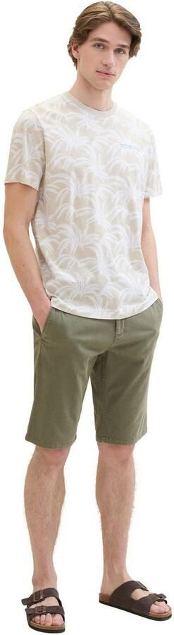 Tom Tailor Straight leg bermuda in effen design - Foto 5