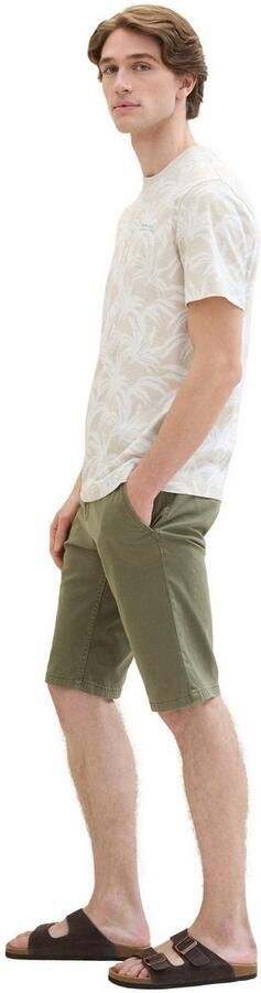 Tom Tailor Straight leg bermuda in effen design - Foto 6