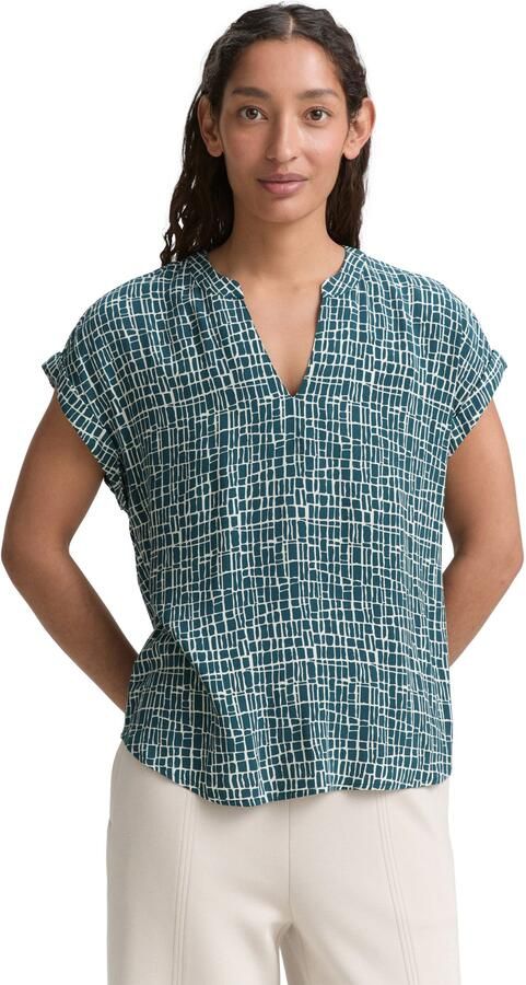 Tom Tailor Blouse met korte mouwen in loose fit - Foto 6