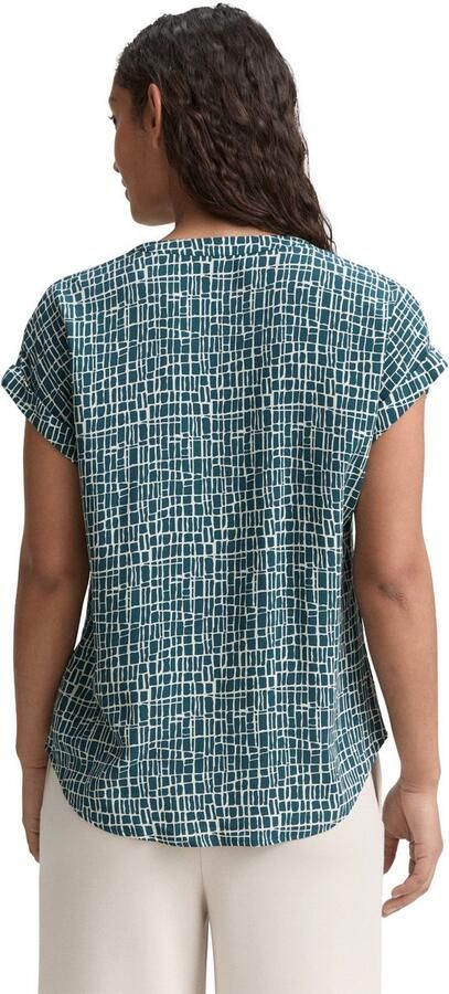 Tom Tailor Blouse met korte mouwen in loose fit - Foto 4