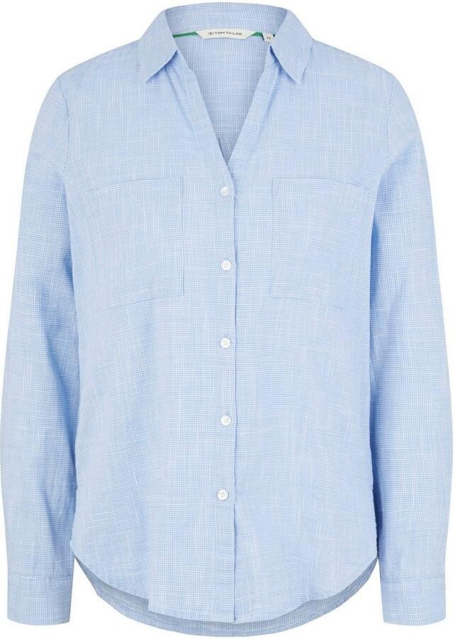 Tom Tailor Blouse met lange mouwen met borstzakken