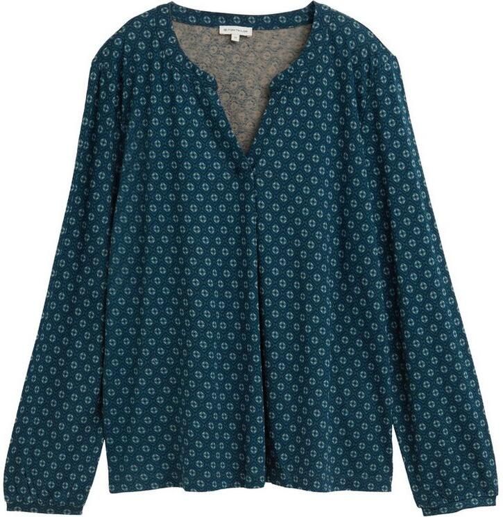 Tom Tailor Blouse met lange mouwen met grafisch patroon - Foto 2