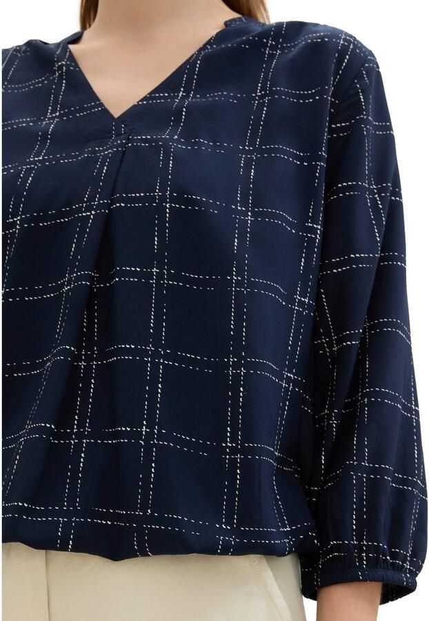 Tom Tailor Blouse met lange mouwen met livaeco by birla cellulose(tm)