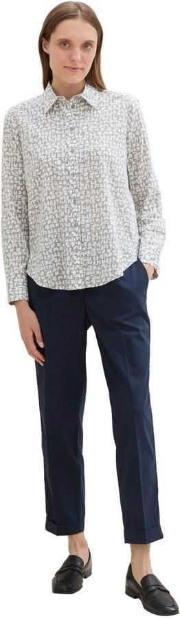 Tom Tailor Regular fit overhemdblouse met all-over motief - Foto 5