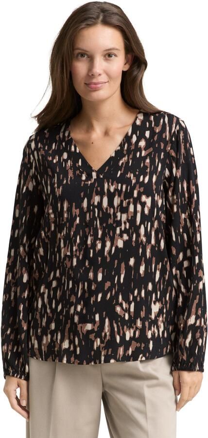 Tom Tailor Blouse met lange mouwen met print all-over - Foto 6