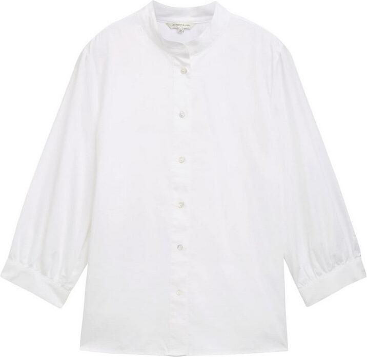 Tom Tailor Blouse met lange mouwen met ruches - Foto 2