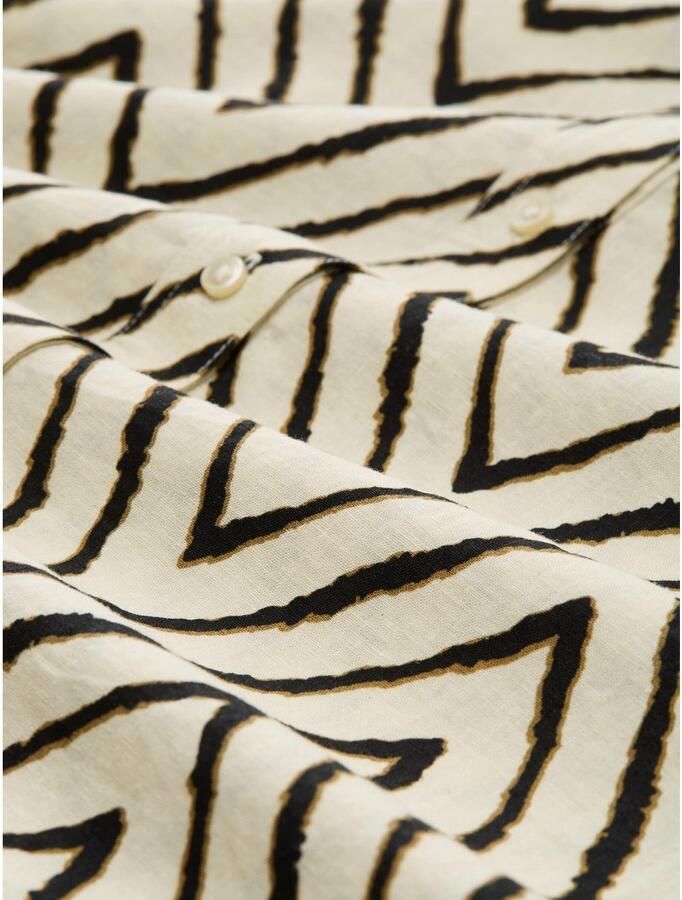 Tom Tailor Oversized blouse van een mix van linnen en viscose - Foto 2