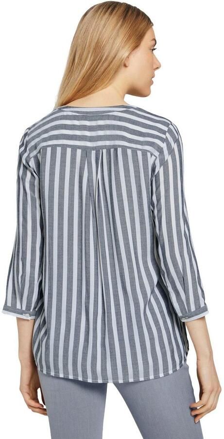 Tom Tailor Blouse zonder sluiting met verborgen knoopsluiting - Foto 6
