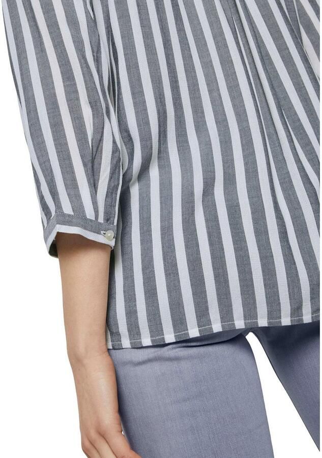 Tom Tailor Blouse zonder sluiting met verborgen knoopsluiting - Foto 3