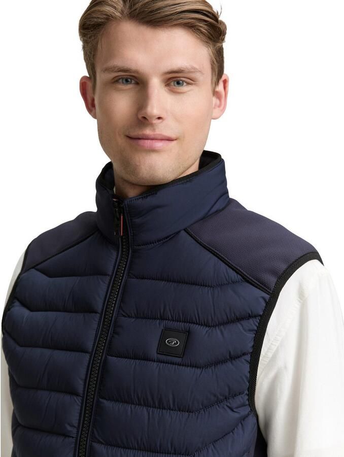 Tom Tailor Bodywarmer met geborduurd logo - Foto 2