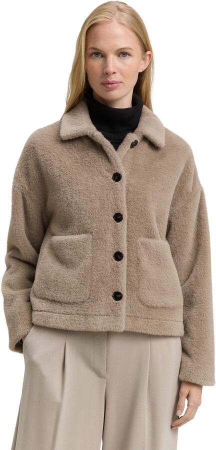 Tom Tailor Bouclé jas met zakken - Foto 6