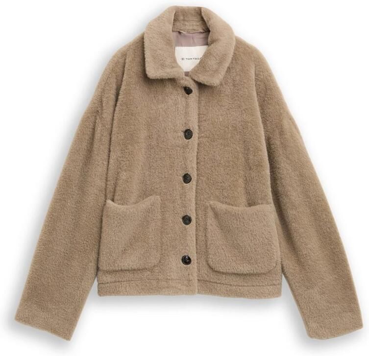Tom Tailor Bouclé jas met zakken - Foto 4