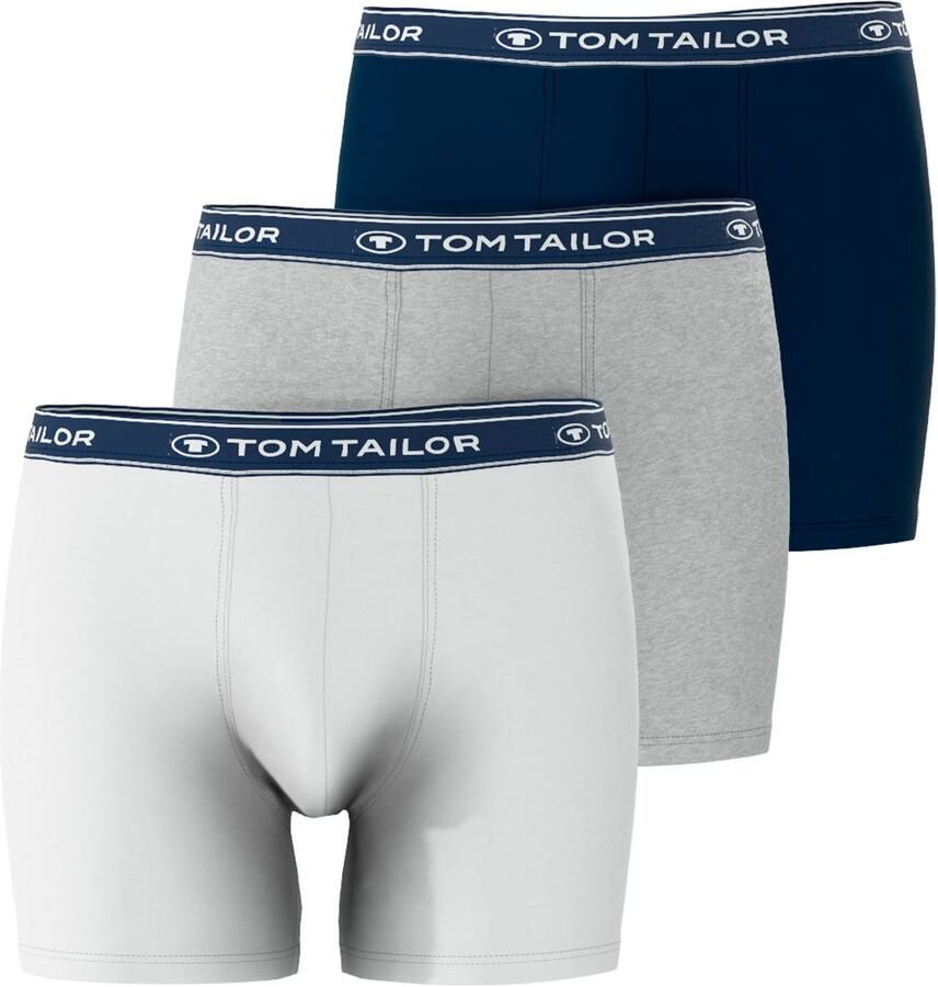 Tom Tailor Boxershort Buffer comfortabel basic nauw ade d logoband katoenmix (3 stuks) - Foto 5