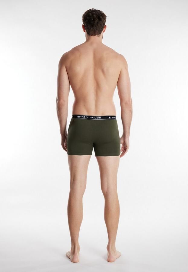 Tom Tailor Boxershort Buffer comfortabel basic nauw ademend logoband katoenmix (3 stuks) - Foto 4