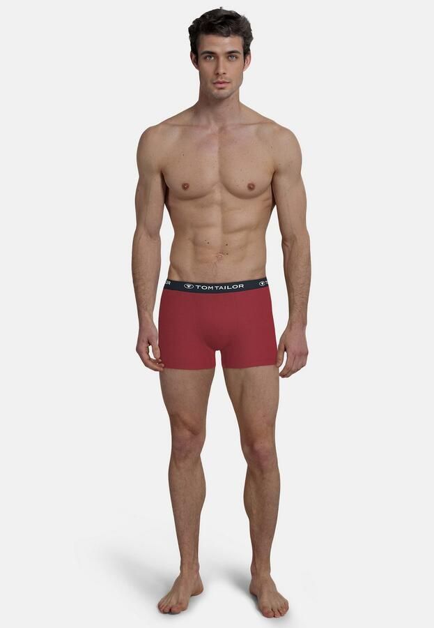 Tom Tailor Boxershort Buffer zacht comfortabel basic smal logoband katoenmix (3 stuks) - Foto 3
