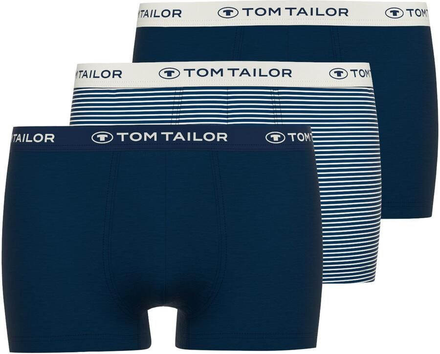 Tom Tailor Boxershort Buffer zacht comfortabel smal elastisch logoband katoenmix (Set van 3) - Foto 5