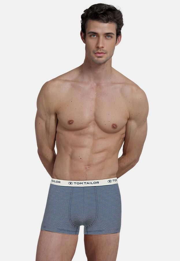 Tom Tailor Boxershort Buffer zacht comfortabel smal elastisch logoband katoenmix (Set van 3) - Foto 2