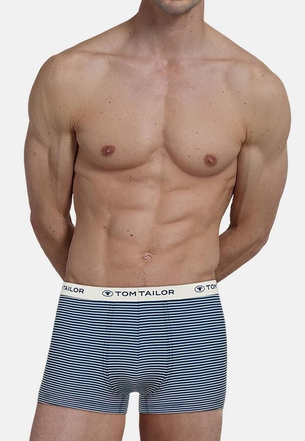 Tom Tailor Boxershort Buffer zacht comfortabel smal elastisch logoband katoenmix (Set van 3) - Foto 3