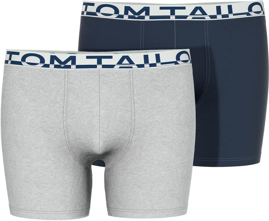 Tom Tailor Boxershort KENTUCKY comfortabel nauw elastisch katoenmix logoband (Set van 2) - Foto 5