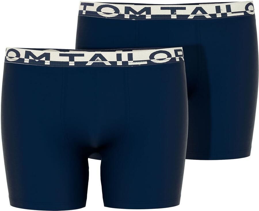 Tom Tailor Boxershort KENTUCKY comfortabel nauw elastisch katoenmix logoband (Set van 2) - Foto 3