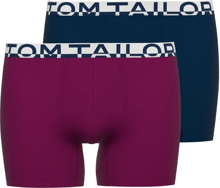 Tom Tailor Boxershort KENTUCKY comfortabel nauw elastisch katoenmix logoband (Set van 2) - Foto 5