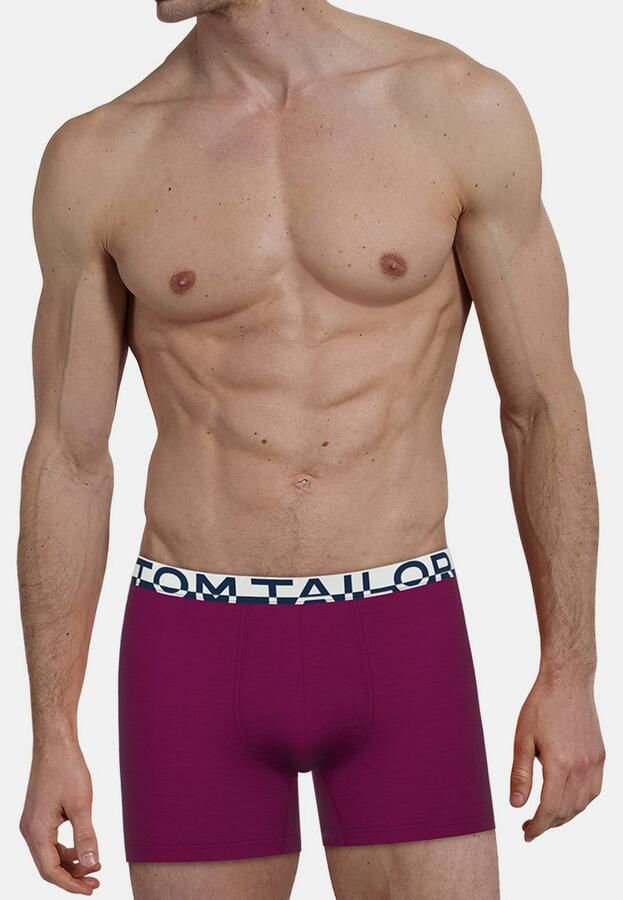 Tom Tailor Boxershort KENTUCKY comfortabel nauw elastisch katoenmix logoband (Set van 2) - Foto 2