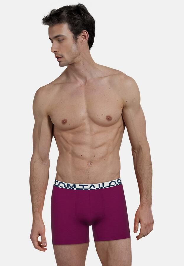 Tom Tailor Boxershort KENTUCKY comfortabel nauw elastisch katoenmix logoband (Set van 2) - Foto 3