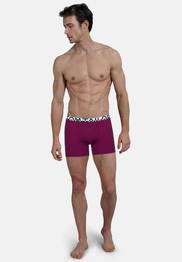 Tom Tailor Boxershort KENTUCKY comfortabel nauw elastisch katoenmix logoband (Set van 2) - Foto 4