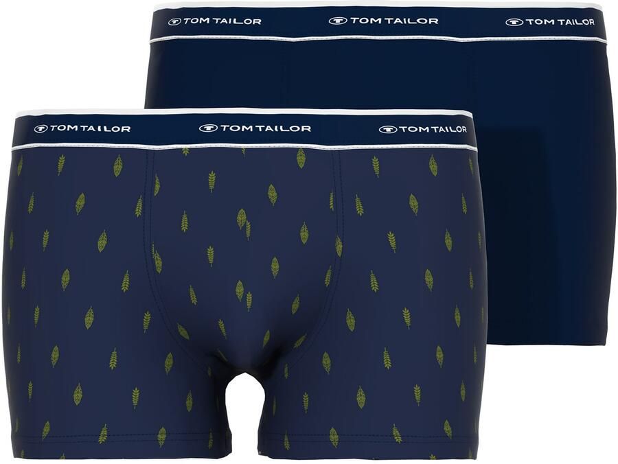 Tom Tailor Boxershort KENTUCKY zacht comfortabel basic smal ade d logoband katoenmix (Set van 2)