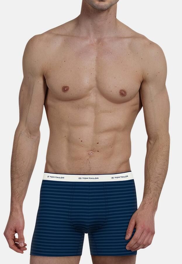 Tom Tailor Boxershort KENTUCKY zacht elastisch comfortabel smal ade d logoband katoenmix (Set van 4) - Foto 2