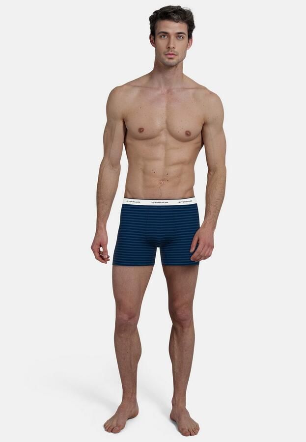 Tom Tailor Boxershort KENTUCKY zacht elastisch comfortabel smal ade d logoband katoenmix (Set van 4) - Foto 3