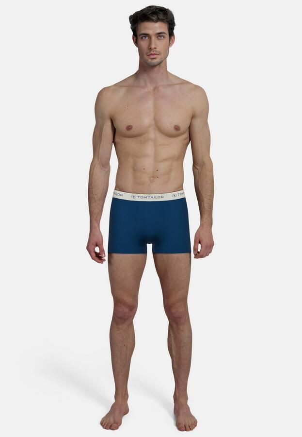 Tom Tailor Boxershort Longford zacht comfortabel smal elastisch logoband katoenmix (Set van 2) - Foto 3