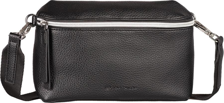 Tom Tailor Buiktasje Orla van zacht generfd kunstleer met perfect passende riem - Foto 5