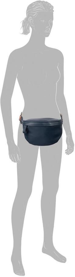 Tom Tailor Buiktasje PALINA van zacht kunstleer met een opvallende schouderriem - Foto 3