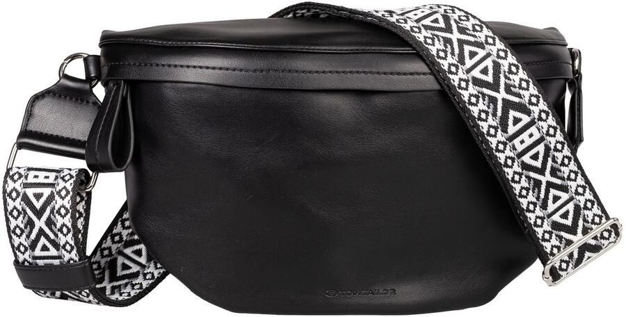 Tom Tailor Buiktasje PALINA van zacht kunstleer met een opvallende schouderriem